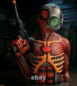 Iron Maiden Official Figure Somewhere Time Eddie Bust Nemesis Now Large 30cm New