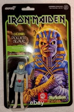 Iron Maiden Super7 ReAction Figure Collection. Each Fugure Has A Protector