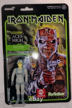 Iron Maiden Super7 ReAction Figure Collection. Each Fugure Has A Protector