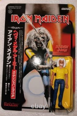 Iron Maiden Super7 ReAction Figure Collection. Each Fugure Has A Protector