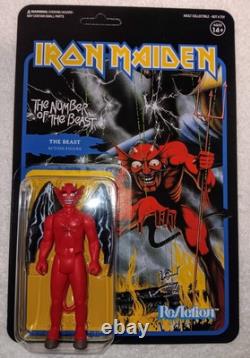 Iron Maiden Super7 ReAction Figure Collection. Each Fugure Has A Protector