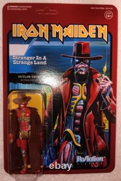 Iron Maiden Super7 ReAction Figure Collection. Each Fugure Has A Protector