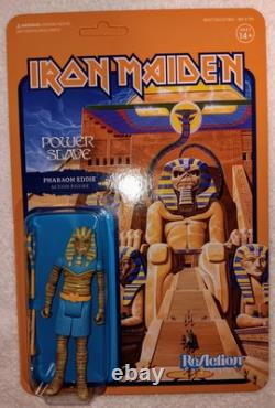 Iron Maiden Super7 ReAction Figure Collection. Each Fugure Has A Protector