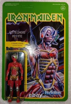 Iron Maiden Super7 ReAction Figure Collection. Each Fugure Has A Protector
