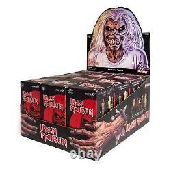 Iron Maiden Super 7 ReAction 12 blind box case Figure New Sealed