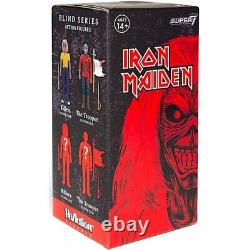 Iron Maiden Super 7 ReAction 12 blind box case Figure New Sealed