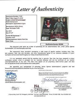 JSA Terminator ARNOLD SCHWARZENEGGER Signed Autographed Action Figure