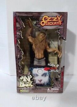 Jack N The Box OZZY OSBOURNE BARK AT THE MOON Singing Wolf Figure Art Asylum NEW