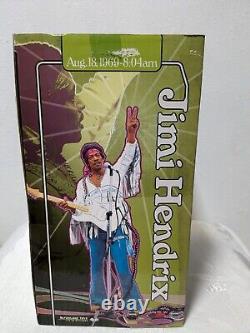 Jimi Hendrix Figure and Diorama Aug. 18, 1969-804am, McFarlane Toys, NIB