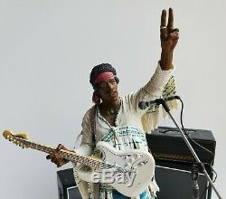 Jimi Hendrix Lot Mcfarlane Figures 2003 & 2004 Woodstock & Monterey Complete