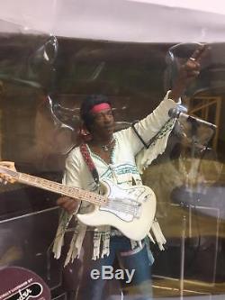 Jimi Hendrix Mcfarlane Action Figure with Concert Stage Boxed Set