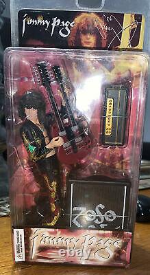 Jimmy Page Action Figure Brand New 2006 Led Zeppelin Classicberry Limited/NECA