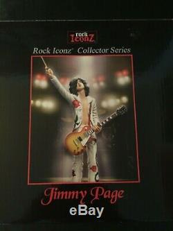 Jimmy Page (Led Zeppelin) Figure, Rock IconZ Knucklebonz, NIB, Never Displayed