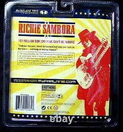 Jon Bon Jovi + Richie Sambora Action Figure Set of 2 New 2007 McFarlane Amricons