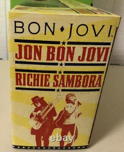 Jon Bon Jovi & Richie Sambora Action Figures Set McFarlane Toys Box New