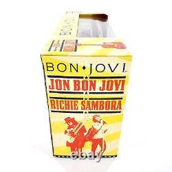 Jon Bon Jovi & Richie Sambora Action Figures Set McFarlane Toys Damaged Box New