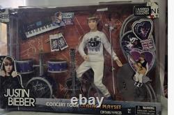 Justin Bieber Concert Tour Onstage Playset Action Figure Set Boxed