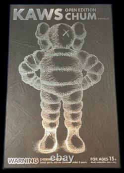 KAWS Open Edition CHUM Black Vinyl Figure (2022) 20th Anniversary BNIB