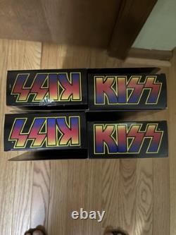 KISS 12 Inch Action Figures Series 9 Love Gun Set of all 4 MEGO REPRODUCTIONS