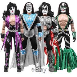 KISS 12 Inch Mego Style Action Figures Series Eight Dynasty Set of all 4