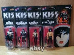 KISS 2020 Biff Bang Pow Series 4 Action figures Complete JLA direct Set of 4