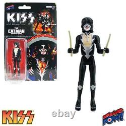 KISS 3.75 Series 3 Action figures Demon Catman Starchild Spaceman Complete Set