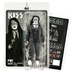 KISS 8 Inch Action Figures Dressed To Kill Re-Issue Series Set of all 4