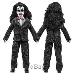 KISS 8 Inch Action Figures Dressed To Kill Throwback Series Set of all 4
