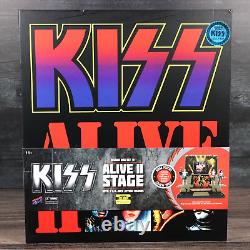 KISS ALIVE II Action Figure Box Set SDCC 2015 LE 351/1500 Simmons Stanley Sealed