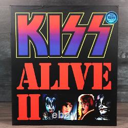KISS ALIVE II Action Figure Box Set SDCC 2015 LE 351/1500 Simmons Stanley Sealed