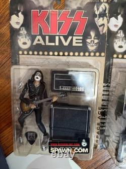 KISS ALIVE McFarlane Action Figures Complete Set 2000 NIB Gene Paul Ace Peter 4