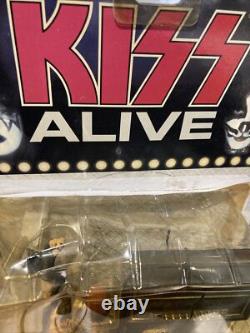 KISS ALIVE Vintage 2000 Action Figures by McFarland Toys Full Set Open Box