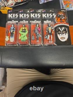 KISS Action Figure Set Dynasty Outfits Big Bang Pow! Series 2 Complete 4 Pak KISS Action Figure Set Dynasty Outfits Big Bang Pow! Series 2 Complete 4 Pak