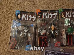 KISS Action Figures 12 inch Gene Simmons & 97 McFarlane Complete Set of 4