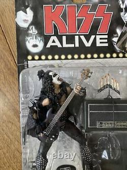 KISS Alive Band Lot Of 4 PAUL STANLEY GENE McFarlane Action Figure 2000 Sealed