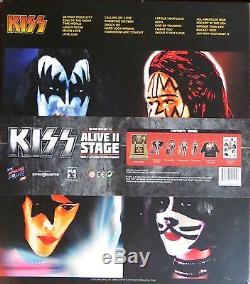 KISS Alive II Stage & Action Figures-Deluxe box set-Ltd Edition (1500 issued)-Co