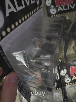 KISS Alive McFarlane Toys Action Figure Lot (4) Gene Simmons Paul Ace Peter