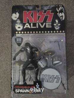 KISS Alive McFarlane Toys Action Figure Lot (4) Gene Simmons Paul Ace Peter