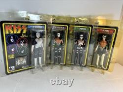 KISS Band- Figures Toy Co All 4 Limited Edition 8 Action Figures NEW in Package