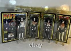 KISS Band- Figures Toy Co All 4 Limited Edition 8 Action Figures NEW in Package