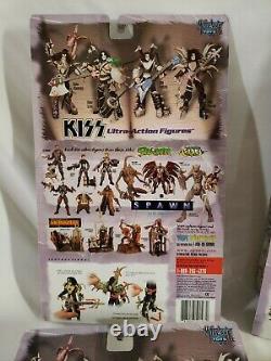 KISS Band McFarlane Action Figure 1978 Solo Albums Set 1997 Record Out Version 1