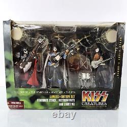 KISS Creatures Box Set Stage Lights Instruments LIMITED McFarlane 2002 NEW READ