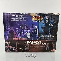 KISS Creatures Box Set Stage Lights Instruments LIMITED McFarlane 2002 NEW READ