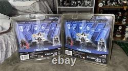 KISS Creatures McFarland Action Figures Gene Simmons and Eric Carr Lot of 2