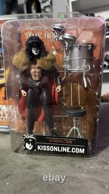 KISS Creatures McFarland Action Figures Gene Simmons and Eric Carr Lot of 2