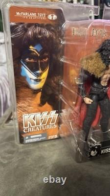 KISS Creatures McFarland Action Figures Gene Simmons and Eric Carr Lot of 2