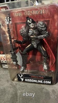 KISS Creatures McFarland Action Figures Gene Simmons and Eric Carr Lot of 2