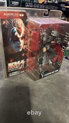 KISS Creatures McFarland Action Figures Gene Simmons and Eric Carr Lot of 2
