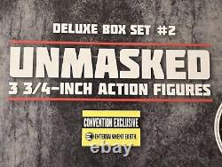 KISS Deluxe Box Set 2 UNMASKED Convention Exclusive action figure 0157/1000 2016