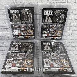 KISS Dressed to Kill 12 Action Figure 2013 New Sealed 4 Piece Set
